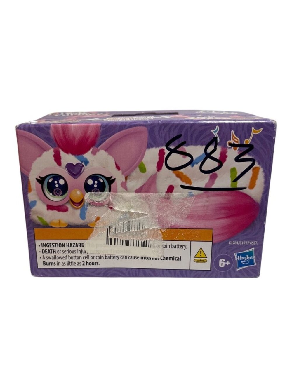 DJ Furby Furblets Berry Cup Cake Interactive Plush 45+ Sounds Hasbro